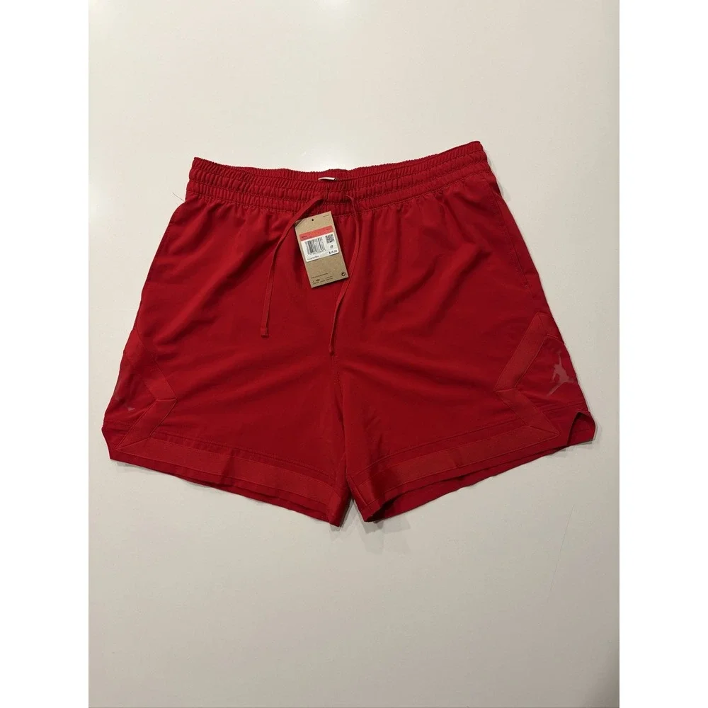 Jordan Sport Dri-FIT Woven Diamond Shorts Mens Large Gym Red FQ2989-688